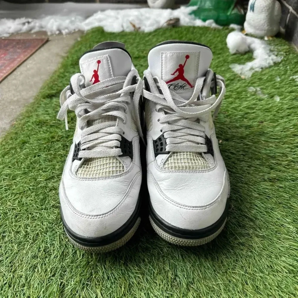 Air Jordan 4 Retro OG 'White Cement' 2016 Men’s Size 9.5 - Picture 7 of 7